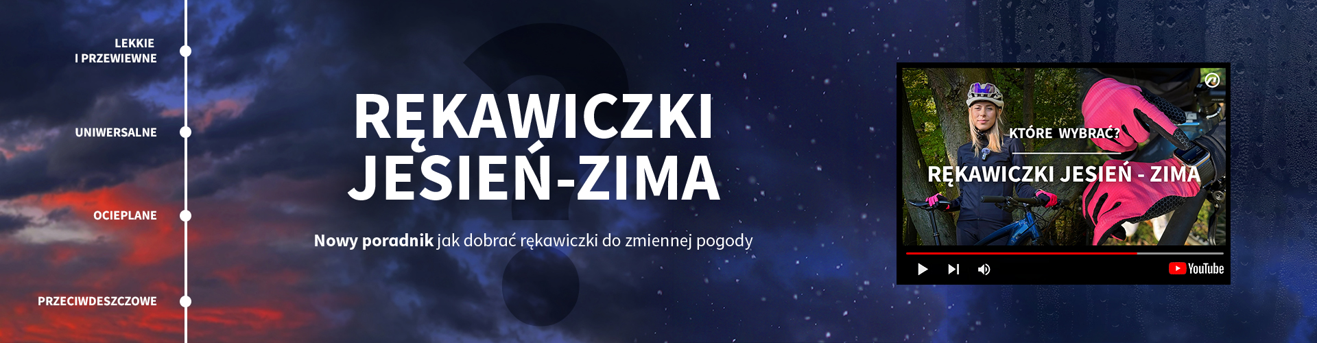 Accent-Bikes ciepłe rękawiczki na jesień i zimę - odzież termiczna