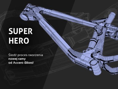 Accent-Bikes secret project - Super Hero frame