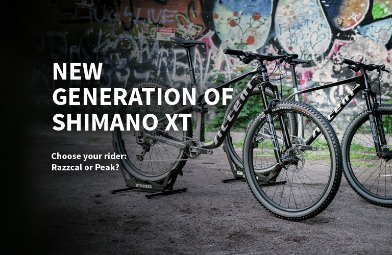 Premiera Shimano XT w wyścigowych modelach Accent Razzcal Carbon i Peak Carbon Boost
