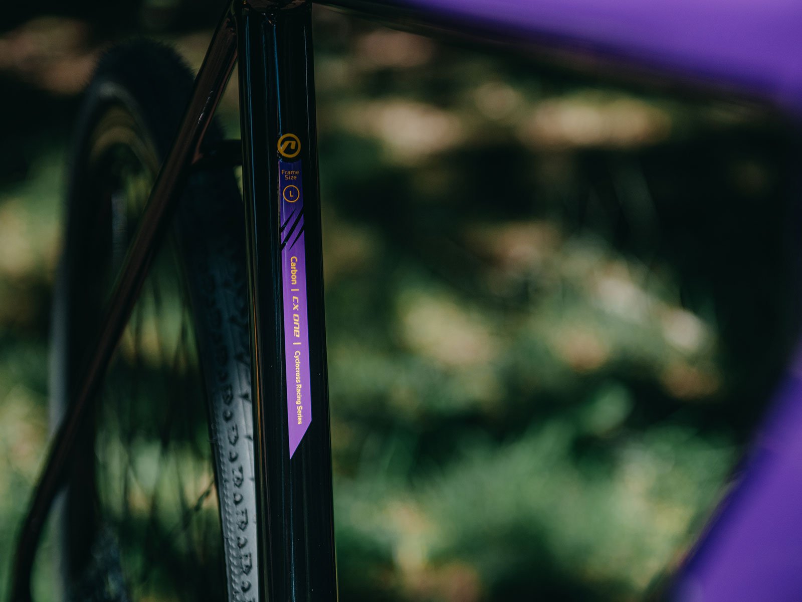 Carbon fiber clearance cyclocross frame